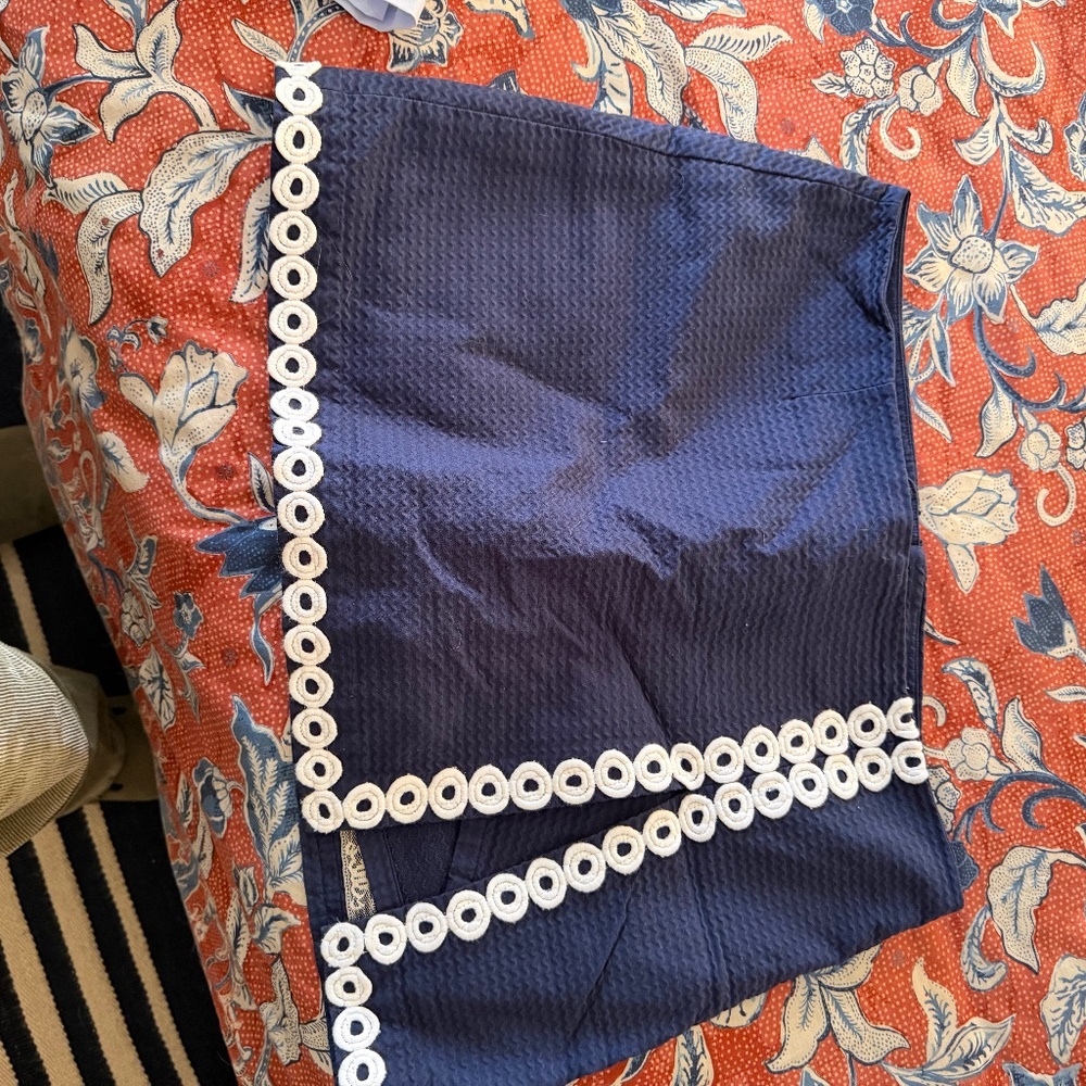 Women’s Lily Pulitzer Navy Blue Skort  Size 12